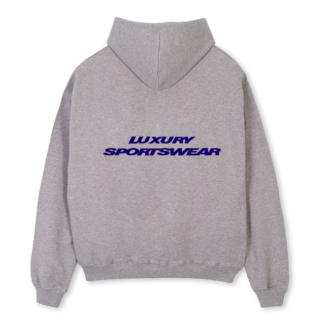 CONTORN Grey Marl Oversized Zipped Hoodie.