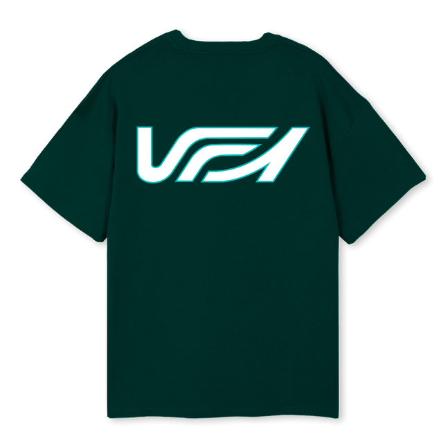 BRITISH RACING  Wild Green Oversized Tee.
