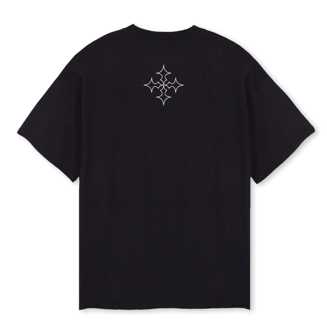 CULTURETEEBLCK Black Oversized Tee.