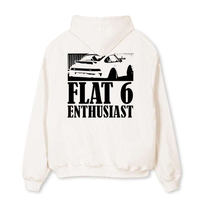 HOODIEE Vintage White Oversized Hoodie.