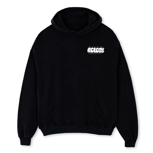WORDWIDE 2 OSHW Black Oversized Hoodie.