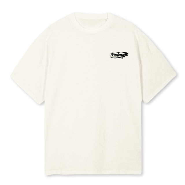 WORDWIDE 1 OSTB Cream Oversized Tee.