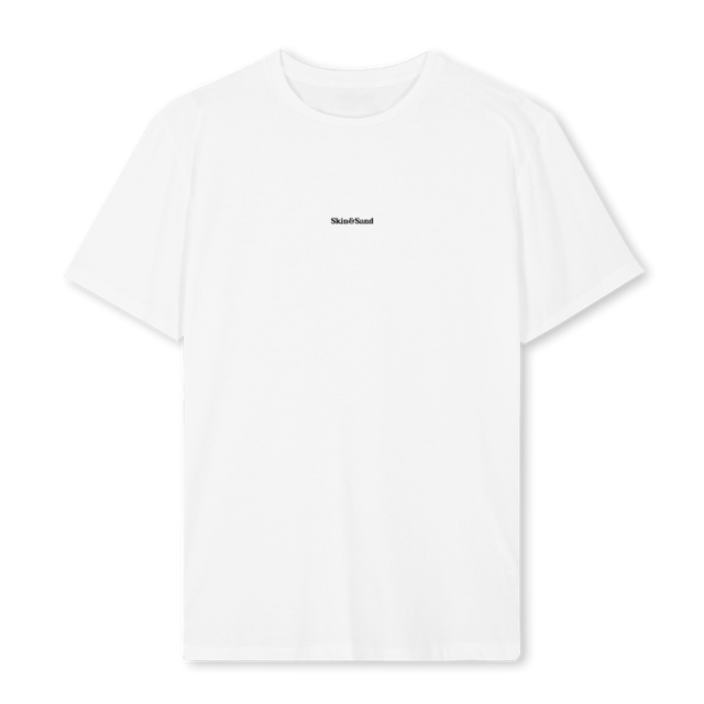 YELLOW White Regular Tee.