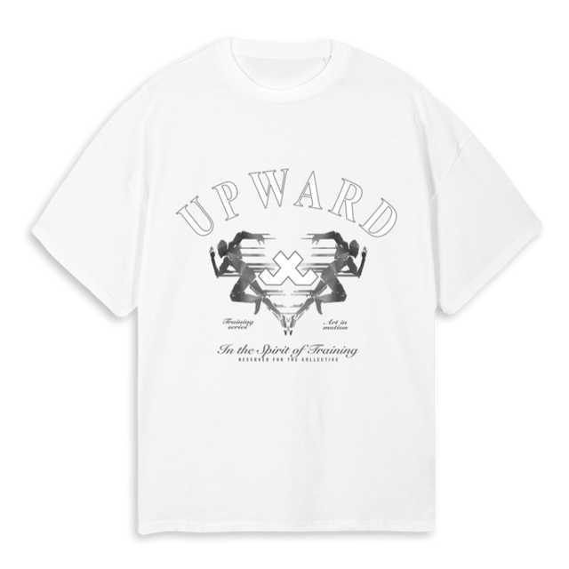 AIM FINAL  White Oversized Tee.