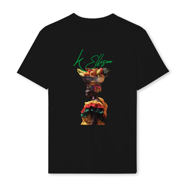 PALENQUERAS Black Regular Tee.