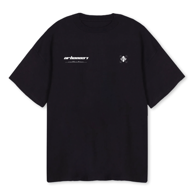MORE UU Black Oversized Tee.
