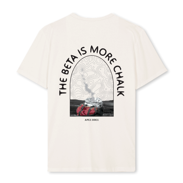CHALK BETA Vintage White Regular Tee.