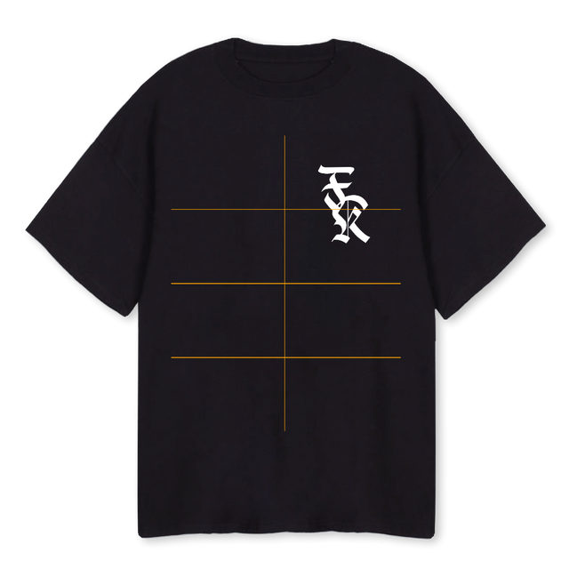 FKTRAININGCLUB Black Oversized Tee.