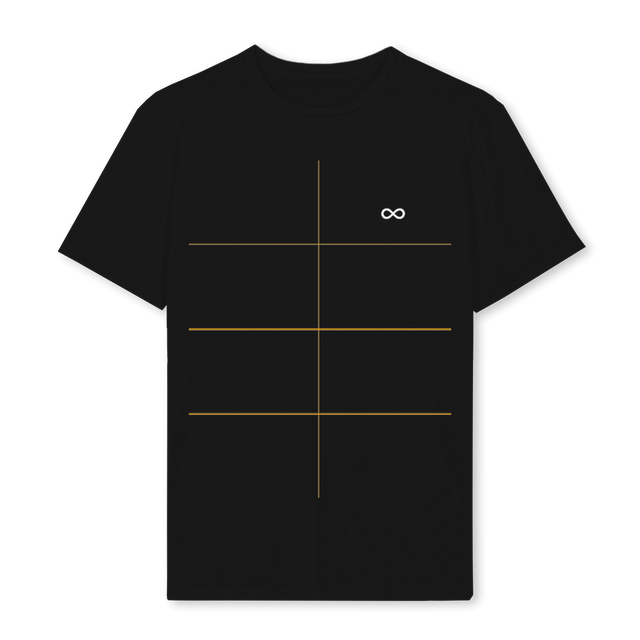 SA Black Regular Tee.