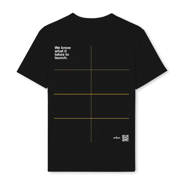 WRCOBLACK Black Regular Tee.
