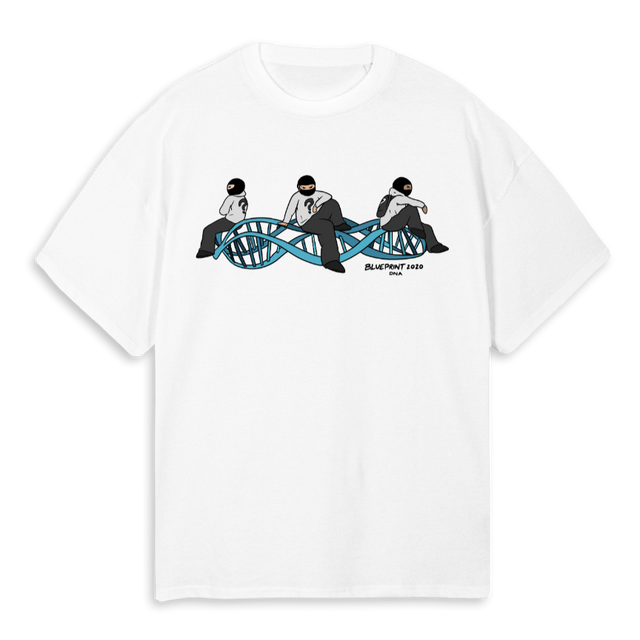 DNA White Oversized Tee.