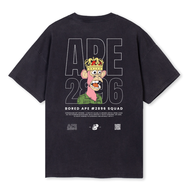 BAVBB Vintage Black Oversized Tee.