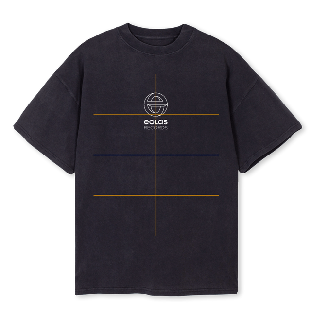 RISSIETSHIRT Vintage Black Oversized Tee.