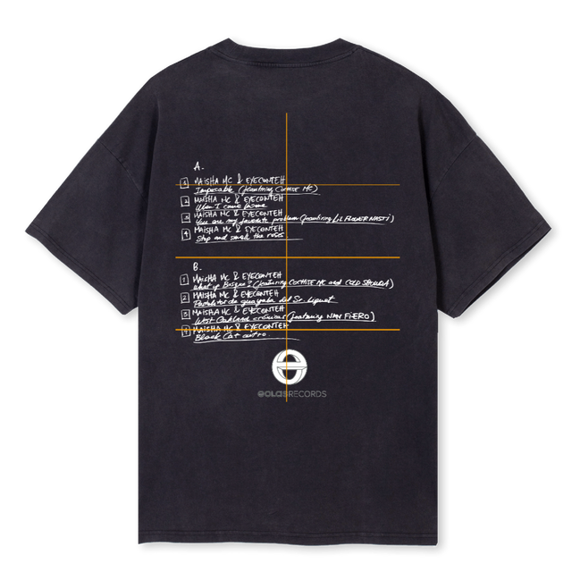 RISSIETSHIRT Vintage Black Oversized Tee.