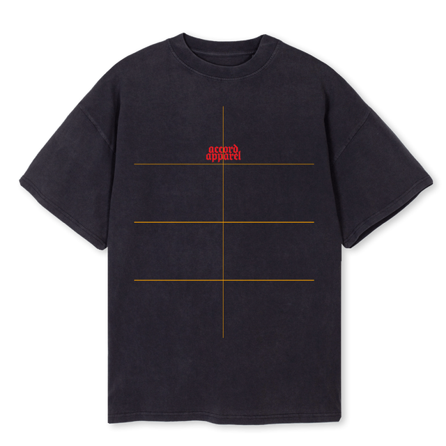 CRIMSONSHADOWTEE Vintage Black Oversized Tee.