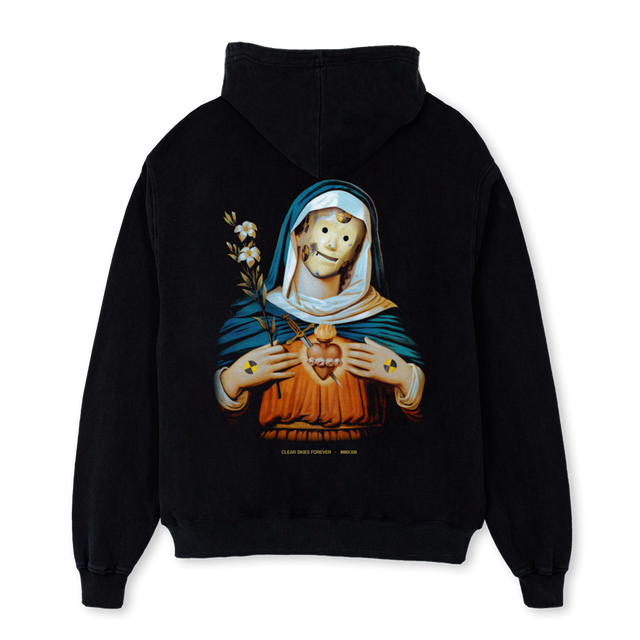 STILLHEREHOODIE Black Oversized Hoodie.