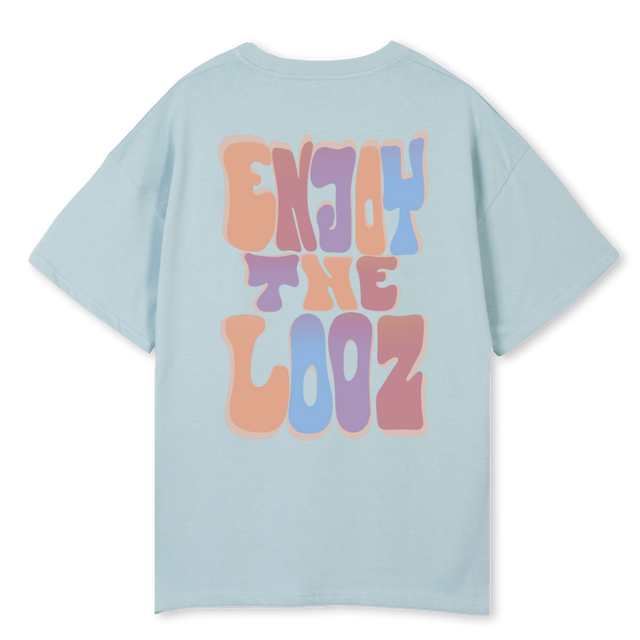 ETL PASTEL Cold Blue Oversized Tee.