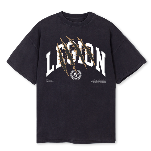 CLAW Vintage Black Oversized Tee.
