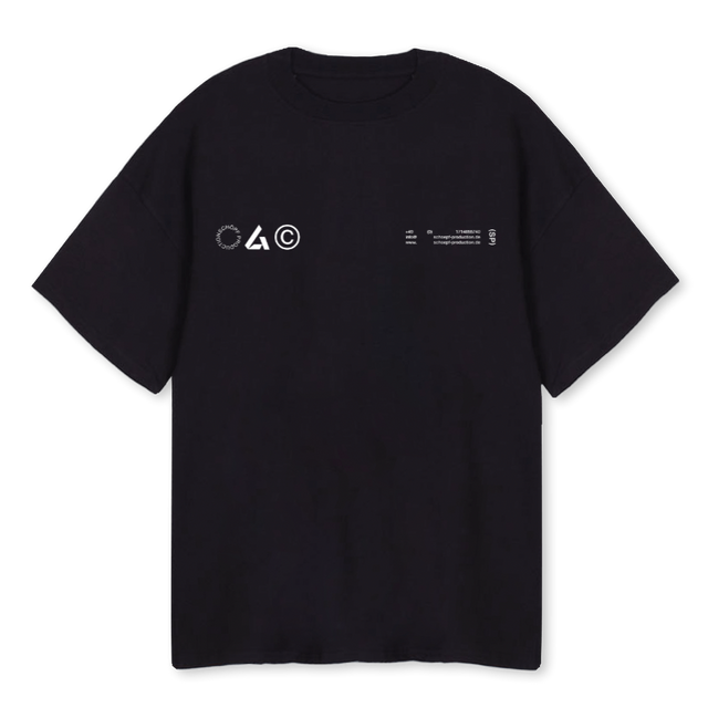 SPPRODUCTION Black Oversized Tee.