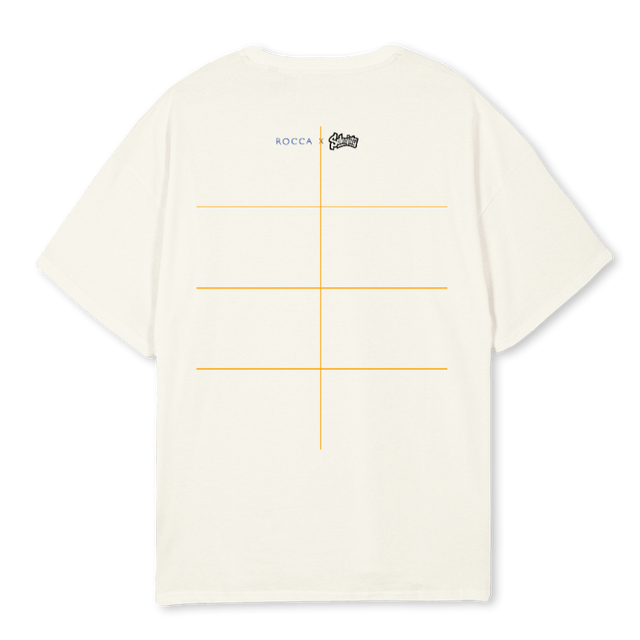 ROCCA Cream Oversized Tee.