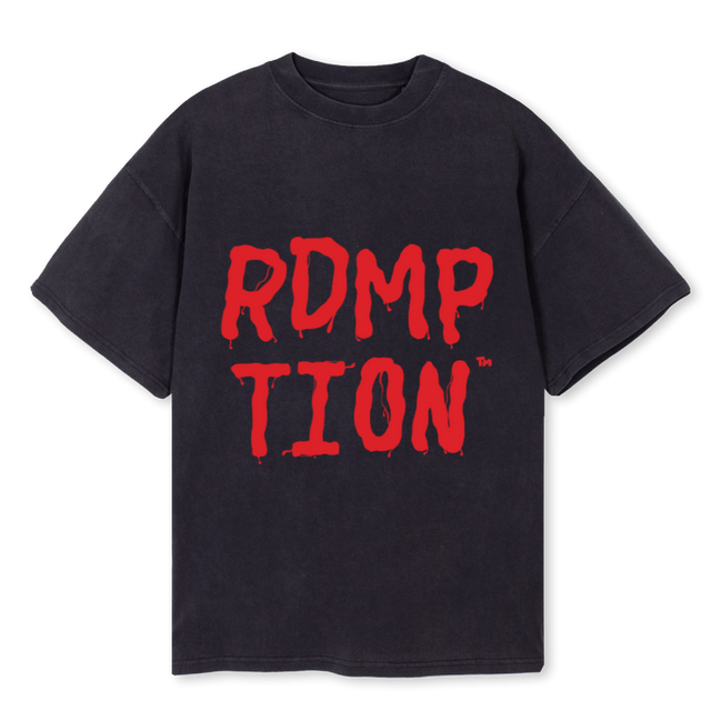 RDMP TE Vintage Black Oversized Tee.