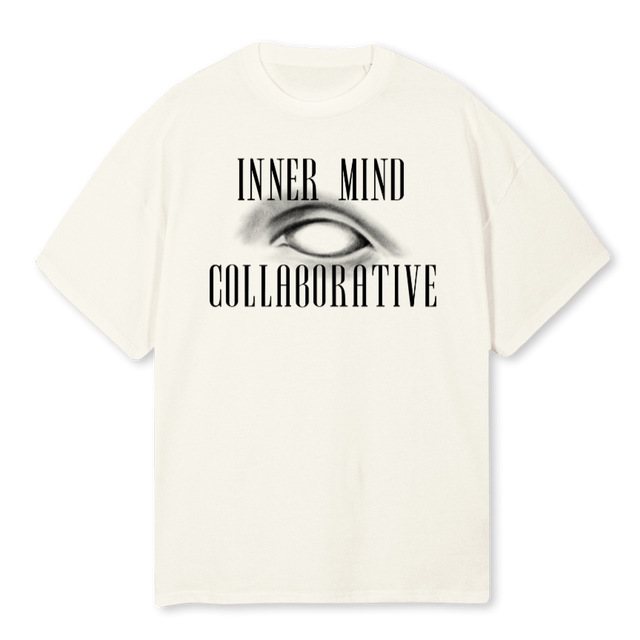 SPARK OF LIFE Cream Oversized Tee.