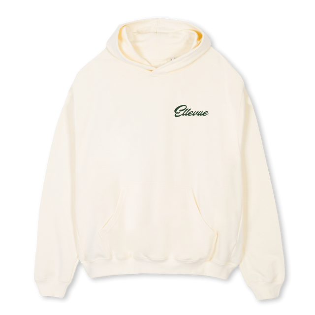 OLIVE  Cream Oversized Hoodie.