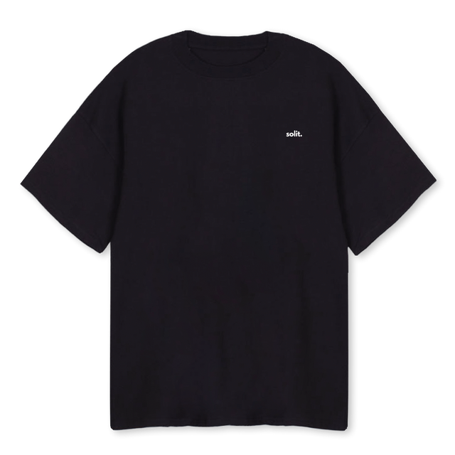 POSITIVE Black Oversized Tee.