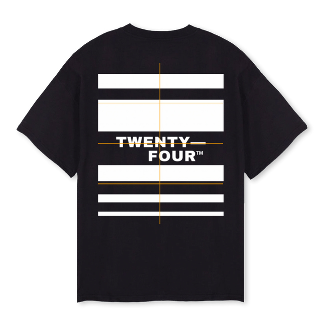 TFTEEBLACK Black Oversized Tee.
