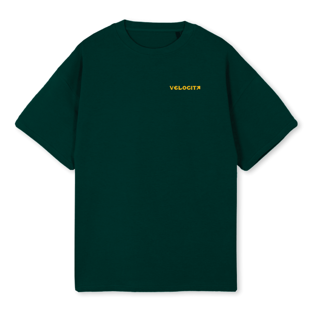 GREEN PORSCHE Wild Green Oversized Tee.