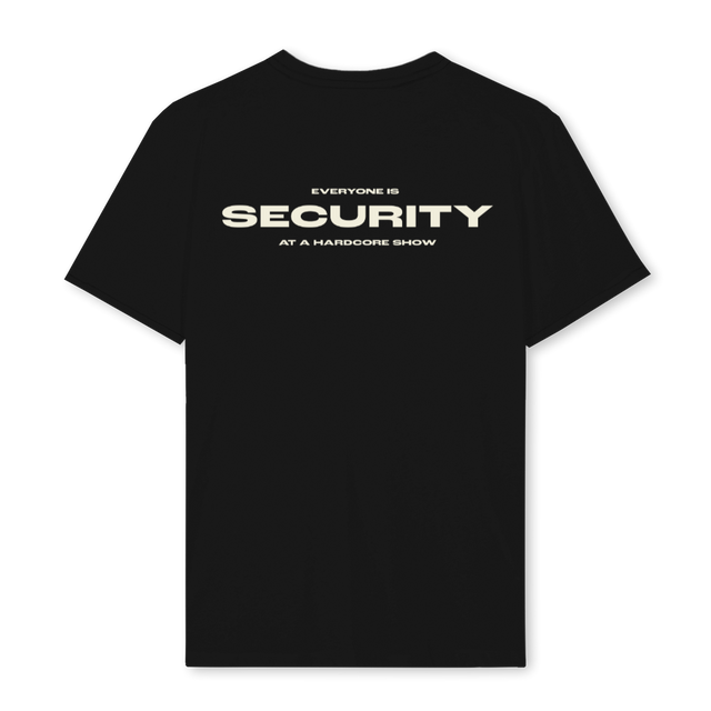 SECURITY Black Regular Tee.