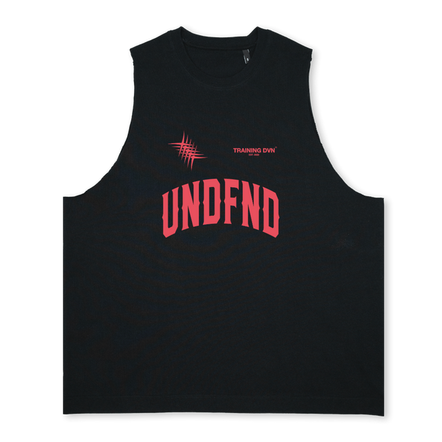 TRAINIGN DVN PINK Deep Black Oversized Vest.