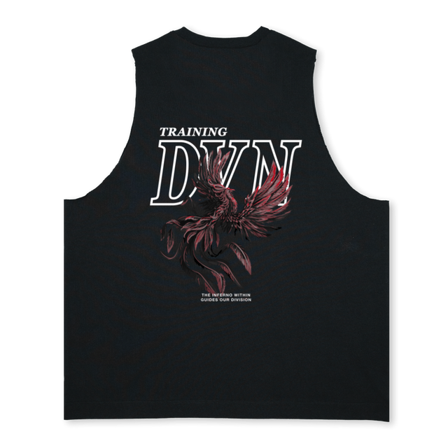 INFERNODVN Deep Black Oversized Vest.