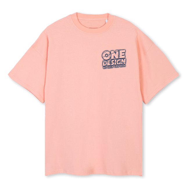 ONEPINK Pink Clay Oversized Tee.