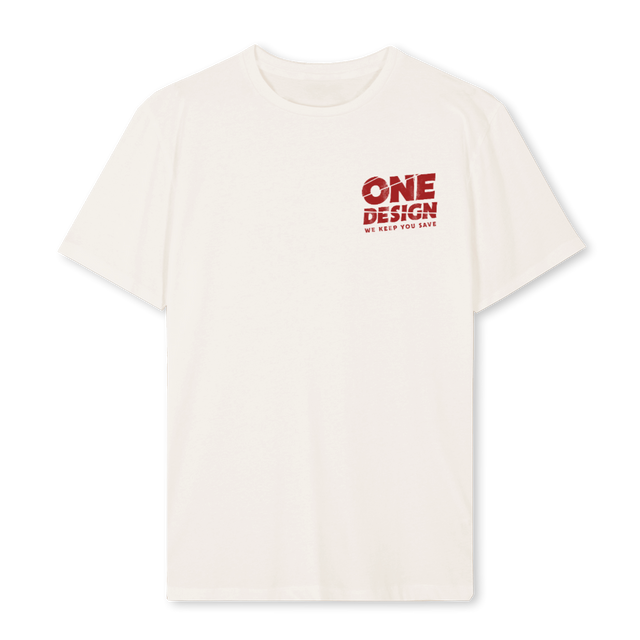 ONEDBLACKYELLOW Vintage White Regular Tee.