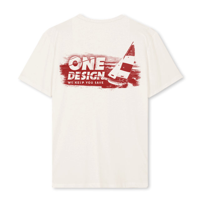 ONEDBLACKYELLOW Vintage White Regular Tee.