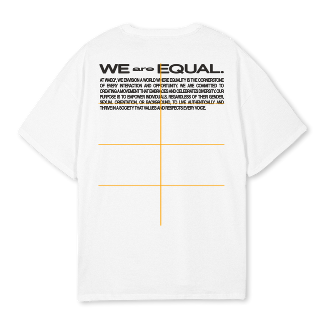 WAEWHITE White Oversized Tee.