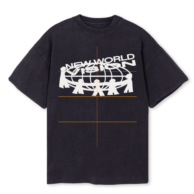 NWVTBLK Vintage Black Oversized Tee.