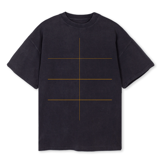 OMENS OFFICIAL  Vintage Black Oversized Tee.