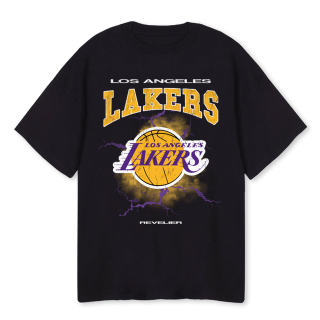LAKERS Black Oversized Tee.