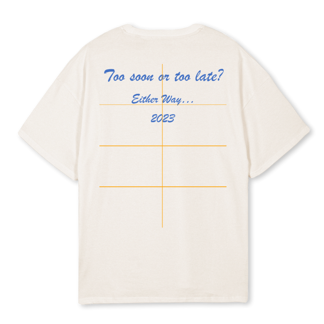 SMALL GLOB Vintage White Oversized Tee.