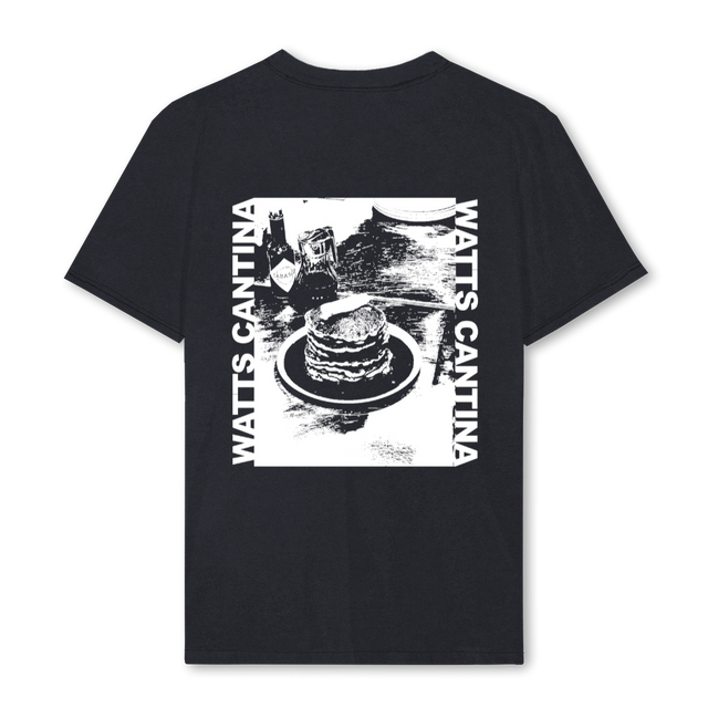 WATTSBLACK Vintage Black Regular Tee.