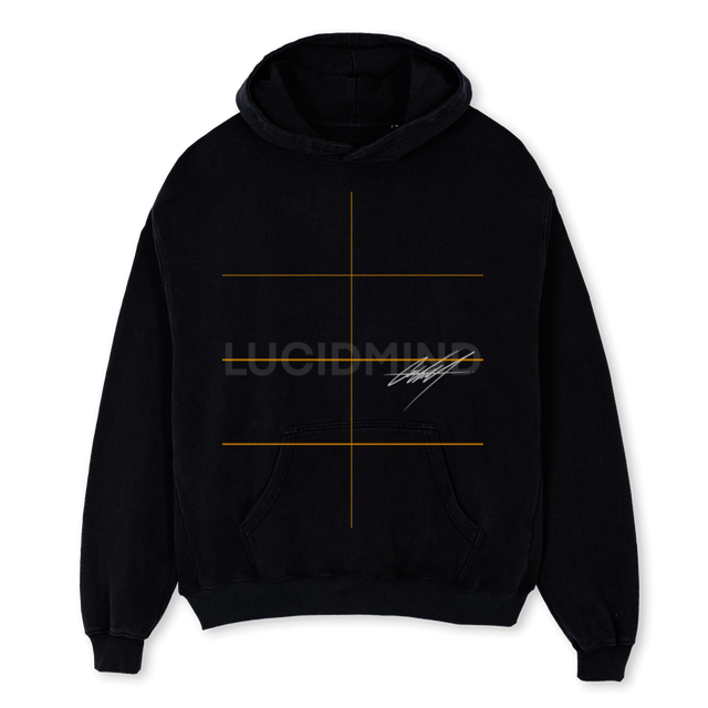 STHOODIESAMPLE Black Oversized Hoodie.