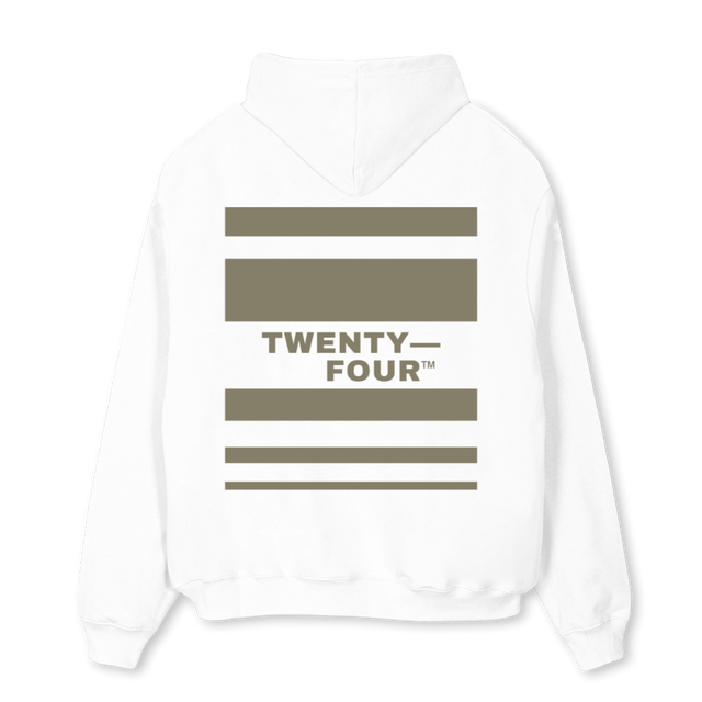 TFHOODIEWHITEOLIVE White Oversized Hoodie.