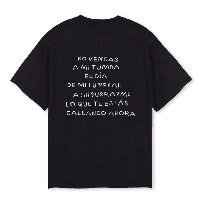 SASSY Black Oversized Tee.