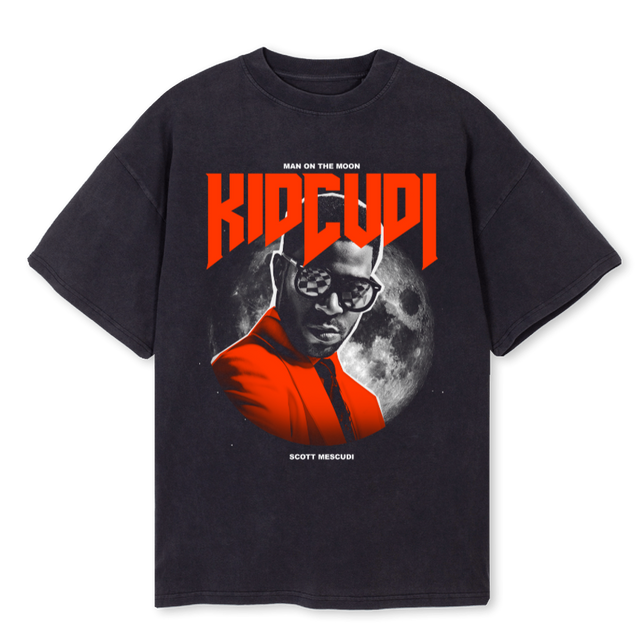 CUDI Vintage Black Oversized Tee.