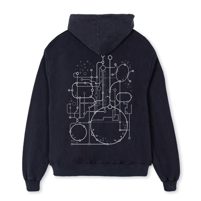 CL Vintage Black Oversized Hoodie.