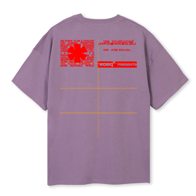 NWVPRPL Purple Oversized Tee.