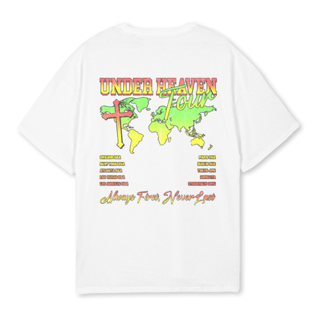 UDHV White Oversized Tee.