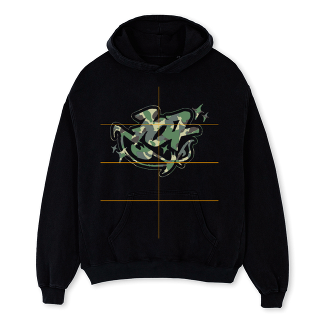 FUCKTHEMEDIAPNJ Black Oversized Hoodie.